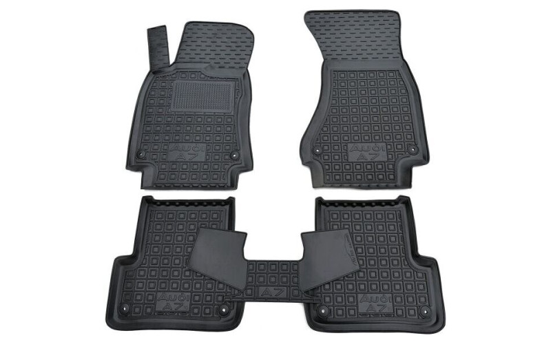 Коврики в салон Audi A7 2010 – 2014 полиуретановые, Avto-Gumm