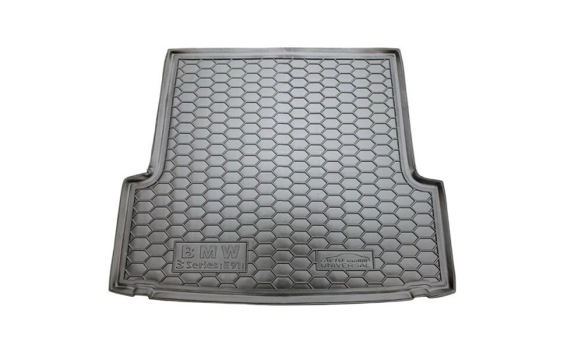Коврик в багажник BMW 3 E91 2005 – 2012, полиуретановый, Avto-Gumm