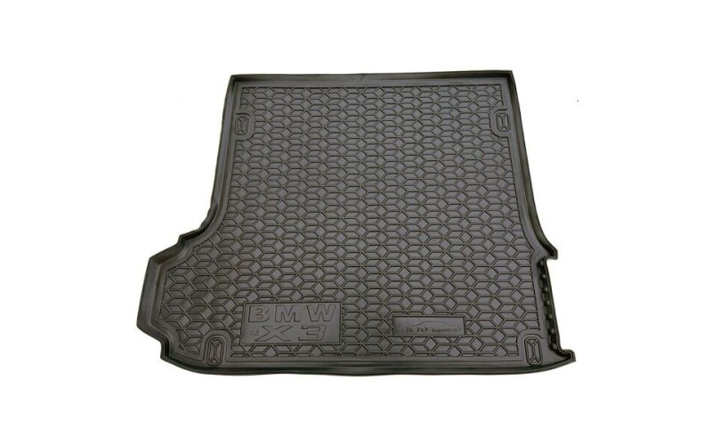 Коврик в багажник BMW X3 E83 2003 – 2010, полиуретановый, Avto-Gumm