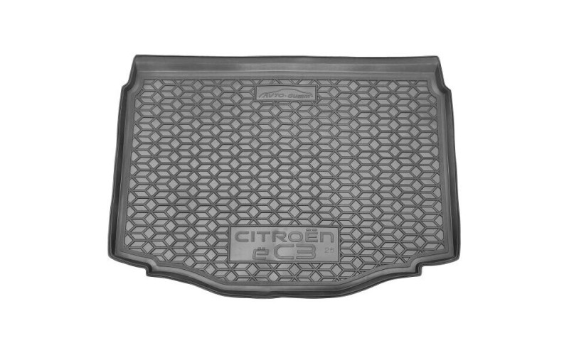 Килимок в багажник Citroen e-C3 2024 –, поліуретановий, Avto-Gumm