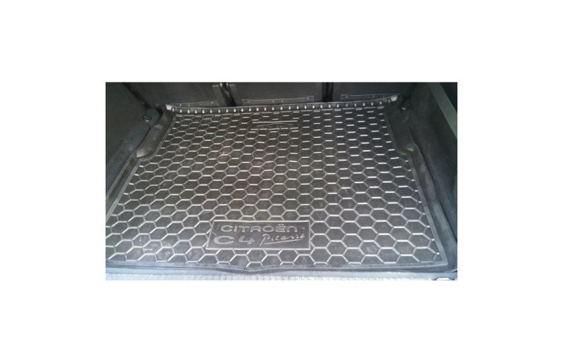 Килимок в багажник Citroen C4 Picasso 2013 –, поліуретановий, Avto-Gumm