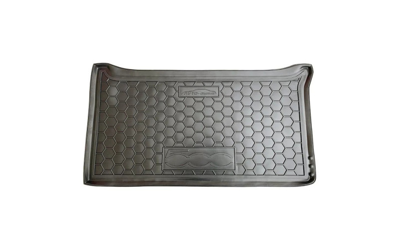 Коврик в багажник Fiat 500 2007 –, полиуретановый, Avto-Gumm