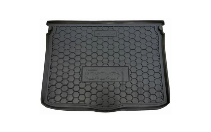 Коврик в багажник Fiat 500X 2014 –, полиуретановый, Avto-Gumm