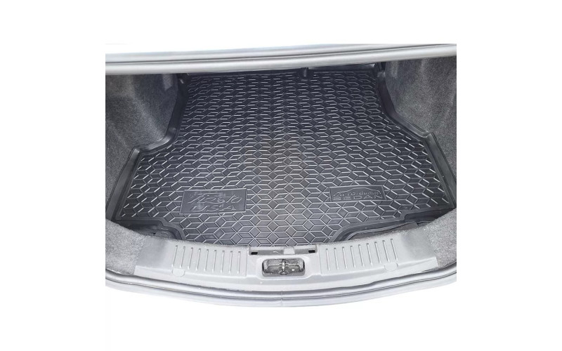 Килимок в багажник Ford Fiesta 6 2012 – 2017 USA, поліуретановий, Avto-Gumm