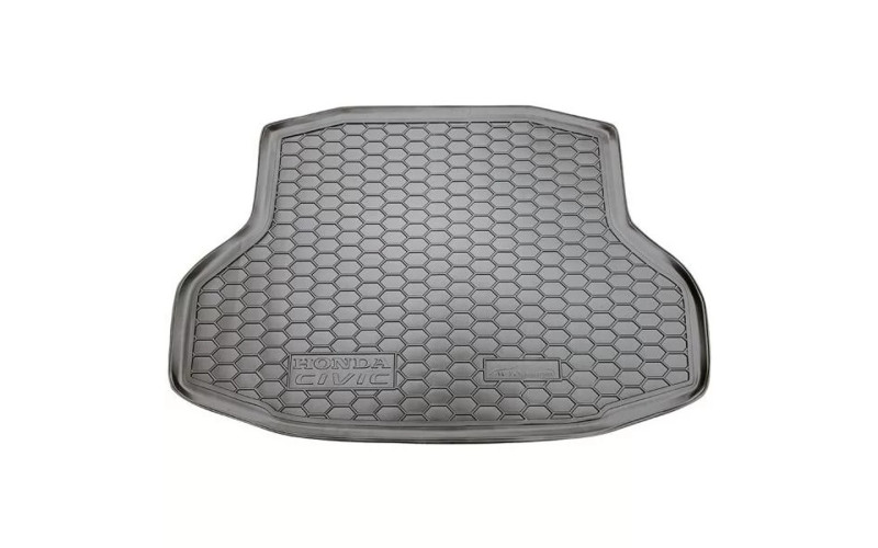 Коврик в багажник Honda Civic 10 2015 – Седан, полиуретановый, Avto-Gumm