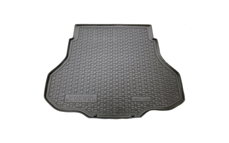Коврик в багажник Hyundai Elantra 2021 – CN, полиуретановый, Avto-Gumm