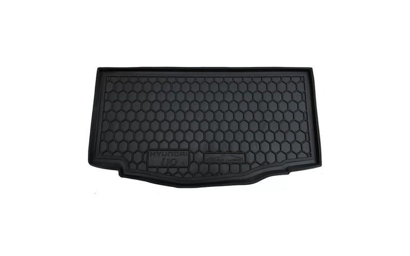 Коврик в багажник Hyundai i10 2014 –, полиуретановый, Avto-Gumm