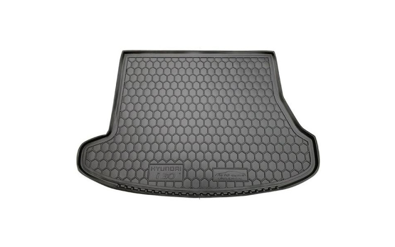 Коврик в багажник Hyundai i30 2007 – 2011 FD, полиуретановый, Avto-Gumm