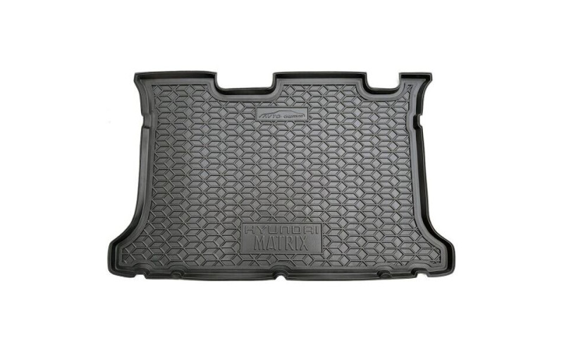 Коврик в багажник Hyundai Matrix 2001 – 2010, полиуретановый, Avto-Gumm