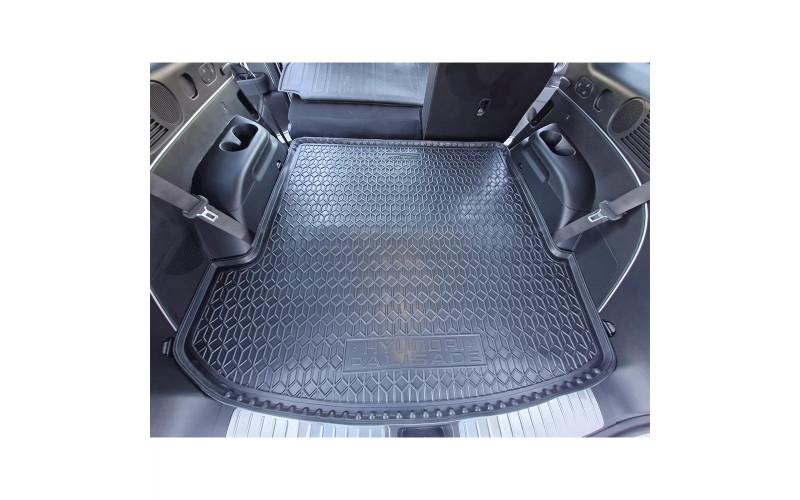 Коврик в багажник Hyundai Palisade (LX3) 2024 –, полиуретановый, Avto-Gumm