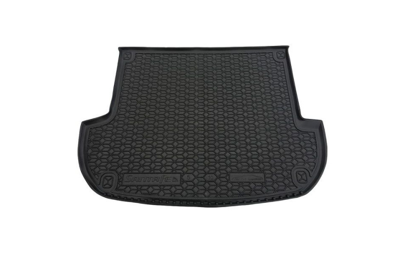 Коврик в багажник Hyundai Santa Fe 2006 – 2010 CM, полиуретановый, Avto-Gumm