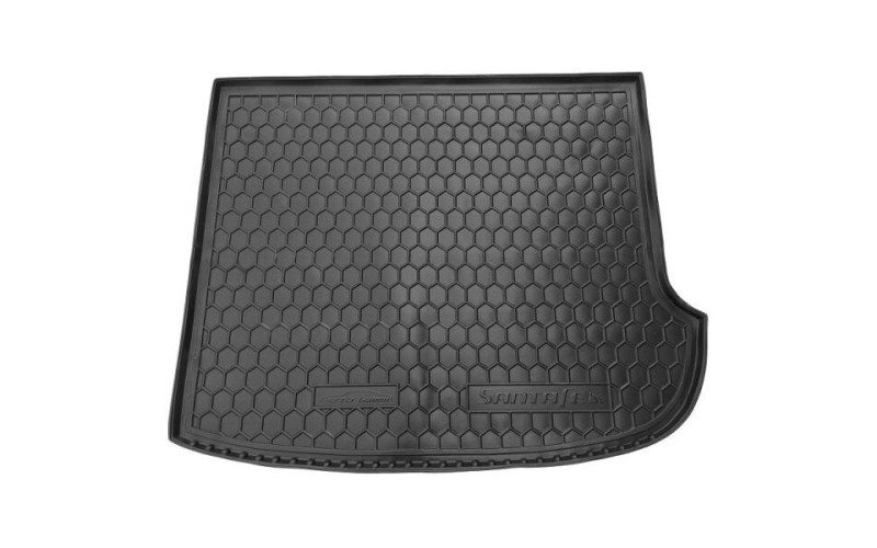 Килимок в багажник Hyundai Santa Fe 2010 – 2012 CM Рестайлинг, поліуретановий, Avto-Gumm