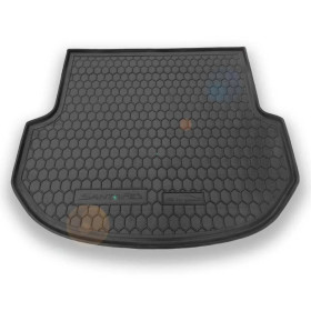 Коврик в багажник Hyundai Santa Fe 2012 – 2018 DM, полиуретановый, Avto-Gumm