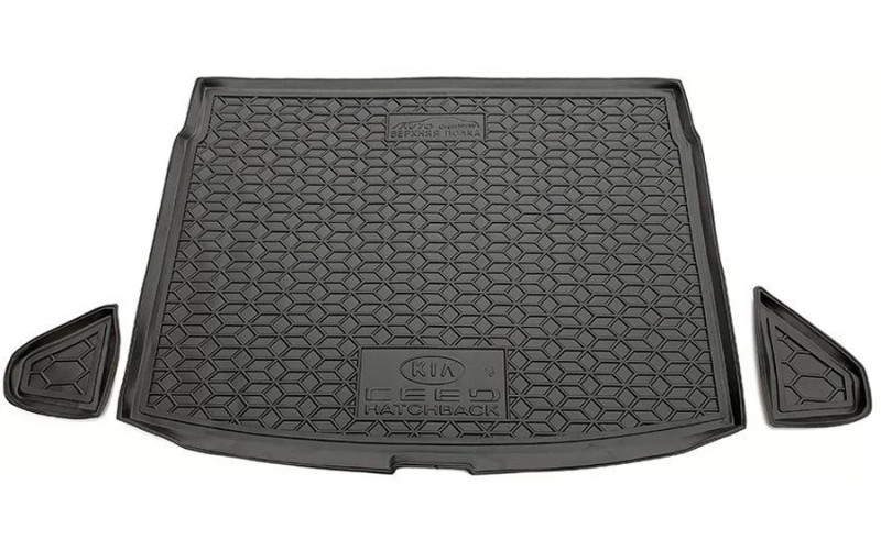 Коврик в багажник Kia Ceed 2018 – CD, полиуретановый, Avto-Gumm