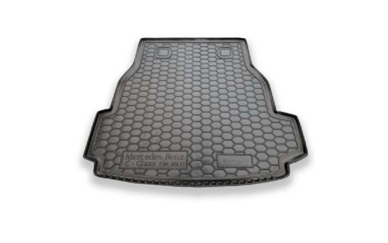 Килимок в багажник Mercedes-Benz C-class W203 2000 – 2007 Полный привод, поліуретановий, Avto-Gumm