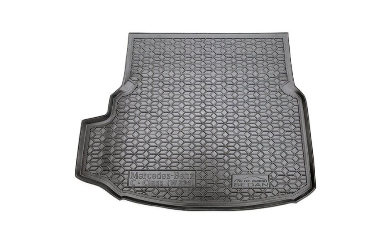 Килимок в багажник Mercedes-Benz C-class W204 2007 – 2011, поліуретановий, Avto-Gumm