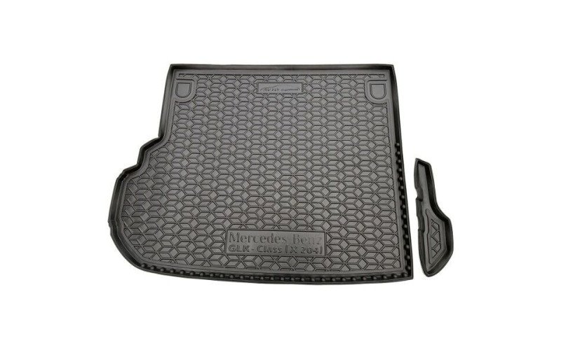 Килимок в багажник Mercedes-Benz GLK X204 2008 – 2013, поліуретановий, Avto-Gumm