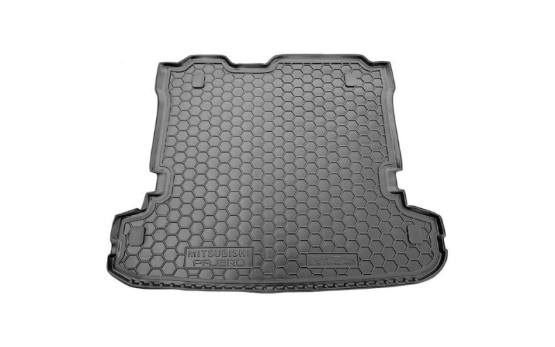 Килимок в багажник Mitsubishi Pajero 4 2006 – 2015 5-дверный, поліуретановий, Avto-Gumm