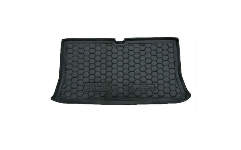 Коврик в багажник Nissan Micra 2003 – 2010, полиуретановый, Avto-Gumm