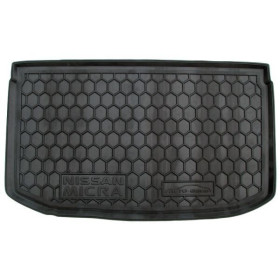 Коврик в багажник Nissan Micra 2015 –, полиуретановый, Avto-Gumm