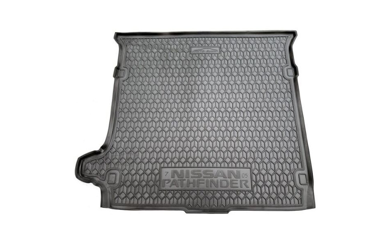 Коврик в багажник Nissan Pathfinder R51 2004 – 2010, полиуретановый, Avto-Gumm