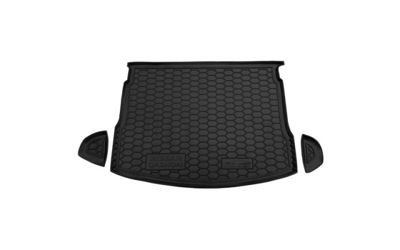 Коврик в багажник Nissan Qashqai 2006 – 2010 5-местный, полиуретановый, Avto-Gumm