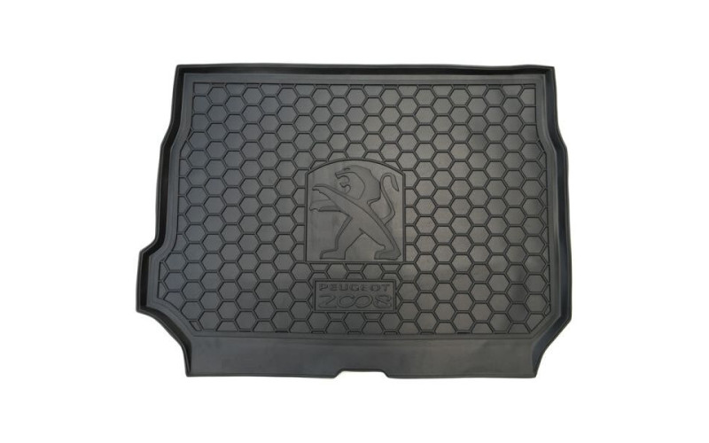 Килимок в багажник Peugeot 2008 2013 – 2019, поліуретановий, Avto-Gumm