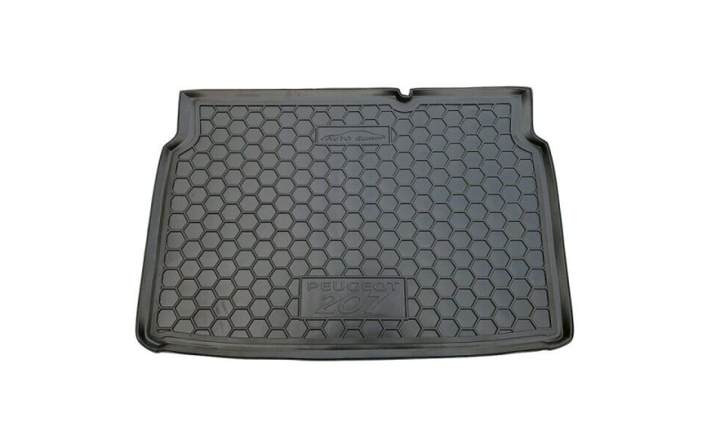 Коврик в багажник Peugeot 207 2006 – 2013, полиуретановый, Avto-Gumm