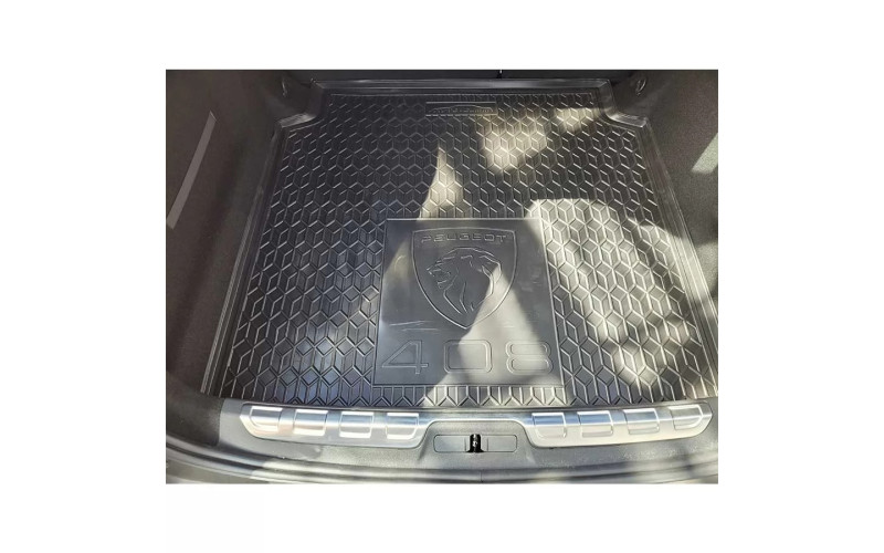 Килимок в багажник Peugeot 408 (P54) (crossover) 2022 –, поліуретановий, Avto-Gumm