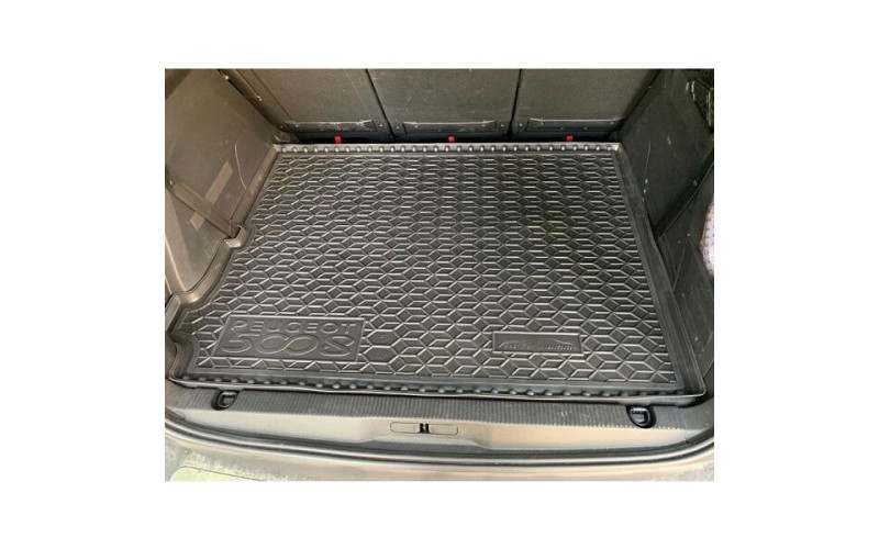 Коврик в багажник Peugeot 5008 2017 –, полиуретановый, Avto-Gumm