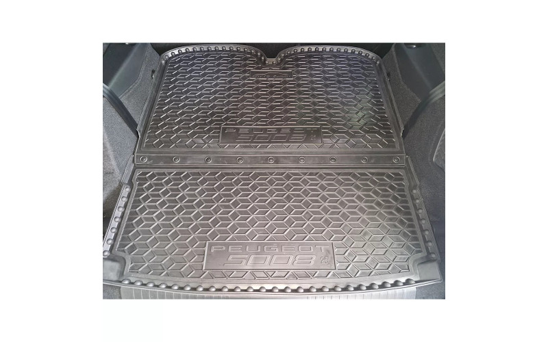 Килимок в багажник Peugeot 5008 (P67) 2024 –, поліуретановий, Avto-Gumm