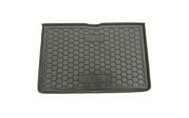 Коврик в багажник Renault Captur 2013 –, полиуретановый, Avto-Gumm