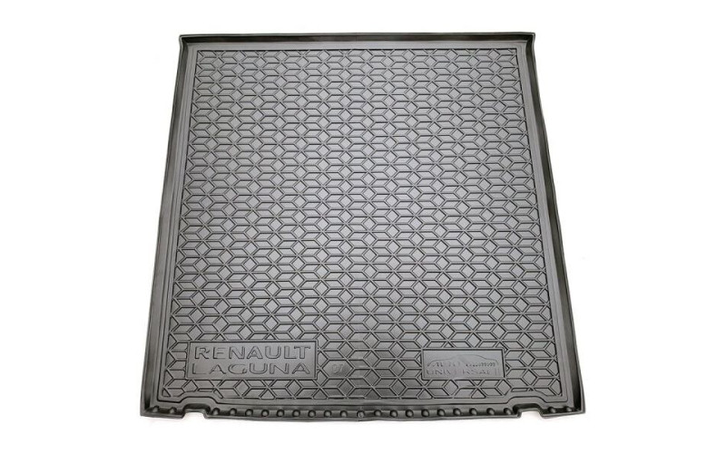 Коврик в багажник Renault Laguna 3 2011 –, полиуретановый, Avto-Gumm