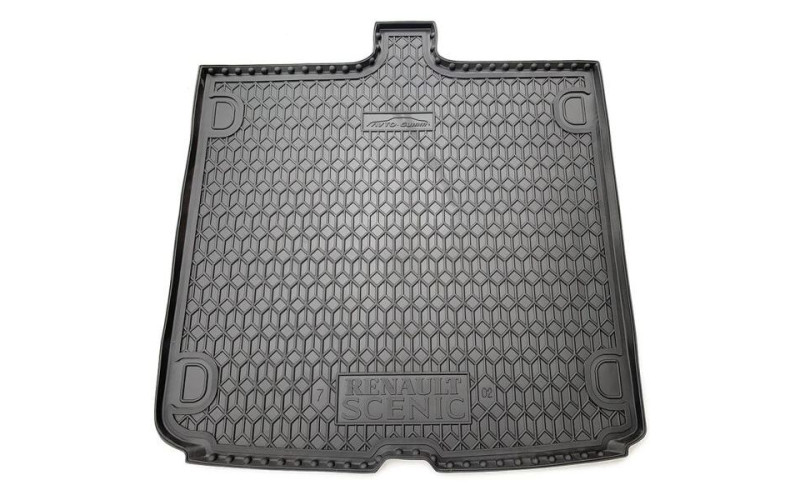 Коврик в багажник Renault Scenic 2 2003 – 2009 Grand, полиуретановый, Avto-Gumm