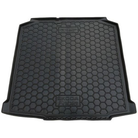 Коврик в багажник Skoda Fabia 2010 – 2014, полиуретановый, Avto-Gumm