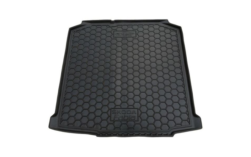 Коврик в багажник Skoda Fabia 2010 – 2014, полиуретановый, Avto-Gumm