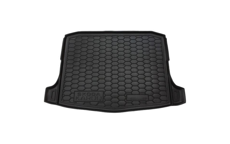 Коврик в багажник Skoda Karoq 2018 –, полиуретановый, Avto-Gumm