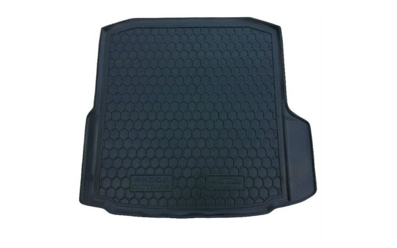 Коврик в багажник Skoda Octavia A7 2013 – 2020, полиуретановый, Avto-Gumm