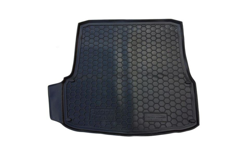 Коврик в багажник Skoda Octavia II 2004 –, полиуретановый, Avto-Gumm