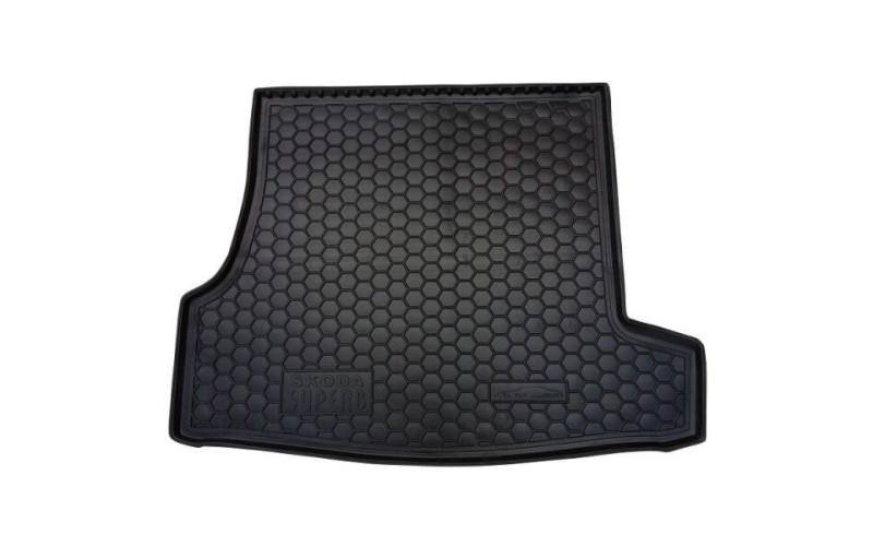 Коврик в багажник Skoda SuperB 1 2002 – 2008, полиуретановый, Avto-Gumm