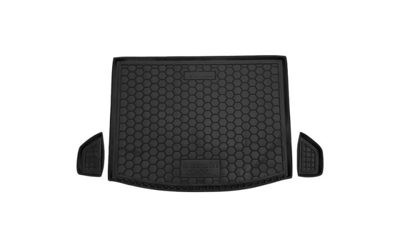 Коврик в багажник Suzuki SX4 2013 –, полиуретановый, Avto-Gumm