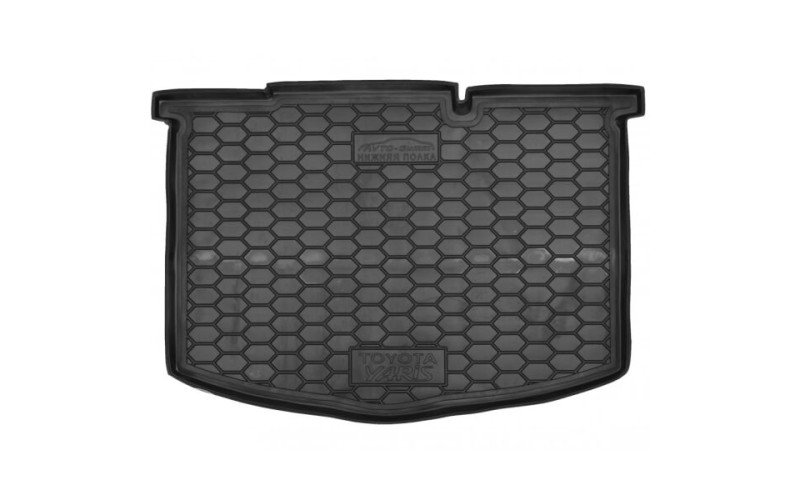 Коврик в багажник Toyota Yaris 3 2013 – Хетчбек, полиуретановый, Avto-Gumm