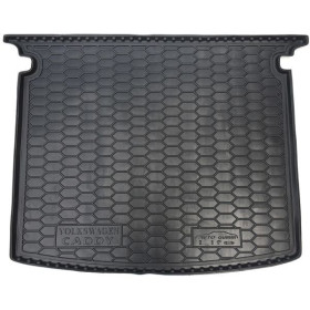 Килимок в багажник Volkswagen Caddy 2010–2015, поліуретановий, Avto-Gumm