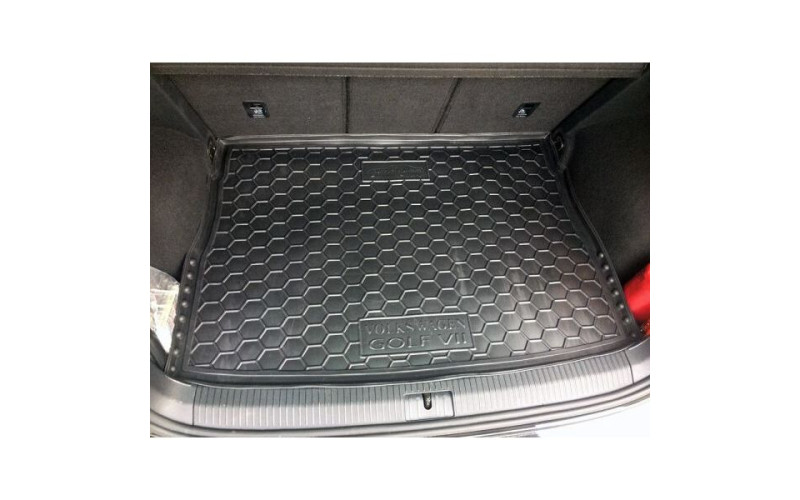 Килимок в багажник Volkswagen Golf Sportsvan 2014 –, поліуретановий, Avto-Gumm