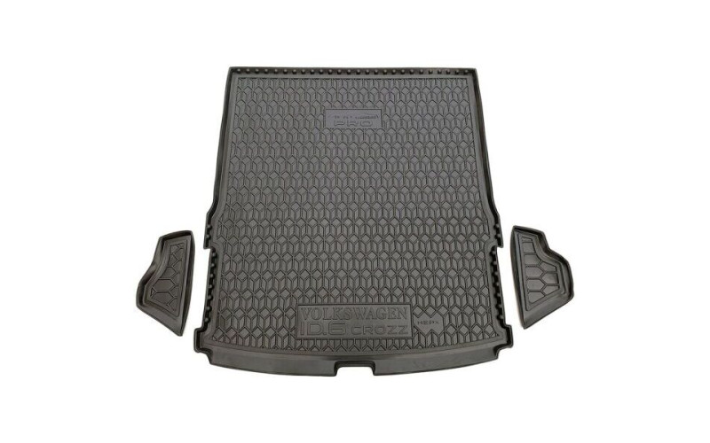 Коврик в багажник Volkswagen ID 6 2021 – 6 мест, полиуретановый, Avto-Gumm