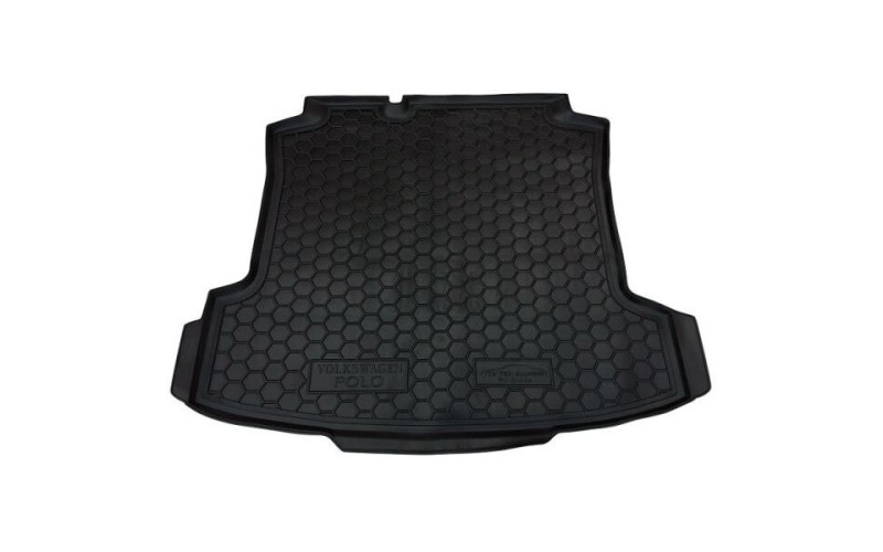 Килимок в багажник Volkswagen Polo Sedan 2010 –, поліуретановий, Avto-Gumm