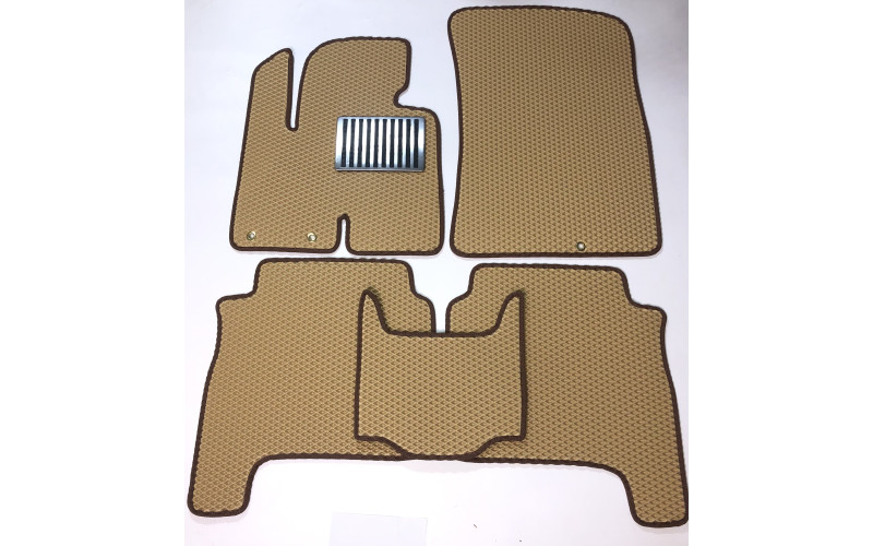 Eva Коврики в салон на Hyundai Santa Fe 2010 – 2012 CM Рестайлинг (комплект - 5 шт)