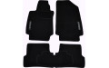 Килимки в салон для Renault Clio 2012 – Хетчбек + підп'ятник, текстильні