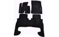 Килимки в салон для Hyundai Santa Fe 2010 – 2012 CM Рестайлінг + підп'ятник, текстильні