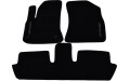 Коврики в салон для Citroen C4 Grand Picasso 2007 – 2013 + подпятник, текстильные